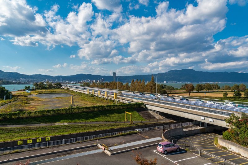 滋賀県草津市の料理旅館 びわこの千松の外観